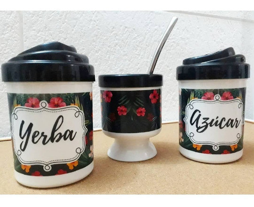 Yerbera O Azucarera Sublimabe ( 3 Unidades) Br 1