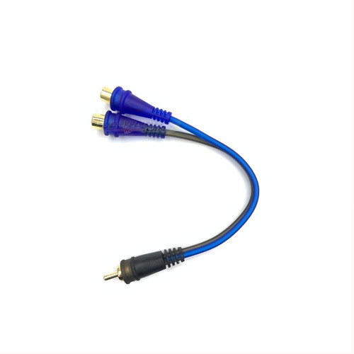 Derivador Bifurcador Y Cable 1 Rca Macho / 2 Rca Hembra 20cm 1