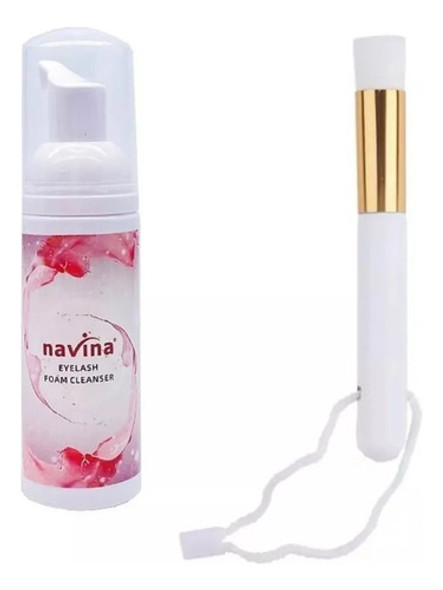 Kit Lash Shampoo Navina Para Pestaña + Brocha Limpiador 0 Kit Lash Shampoo Navina Para Pestaña + Brocha Limpiador 0