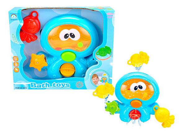 Juego De Agua Bath Toys Pulpo Con Escafandra Ub 0