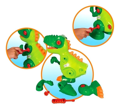 Dinossauro Infantil T-rex Para Montar E Desmontar - Maral 1