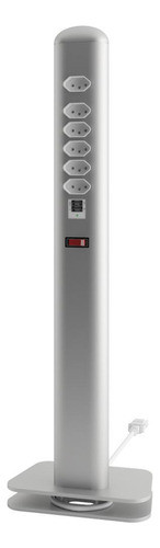 Extensão Totem Elétrico 6 Tomadas + 2 Saídas Usb 0