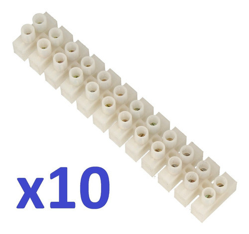 Bornera Divisible Resistente P/cable 2,5mm Pack X10 1