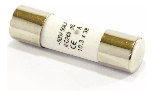Cartucho Fusible Cilindrico 10x38 10a 80ka  Tbcin 0