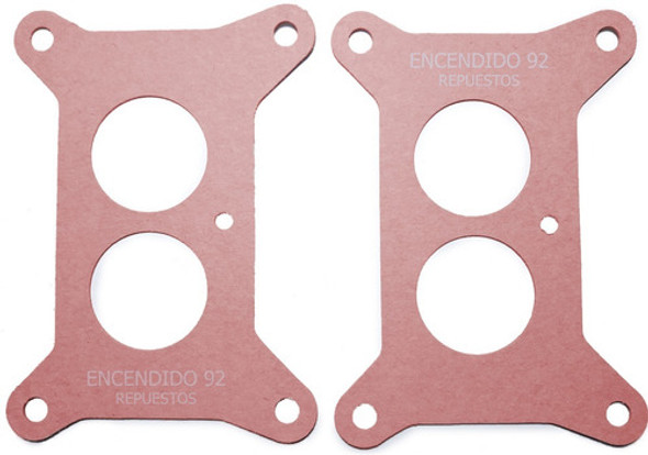 2x Junta Base Carburador Holley 2 Bocas Ika Torino Chevy 0