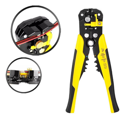 Alicate Eletricista Descascador Crimpador De Fios Até 24 Awg 0
