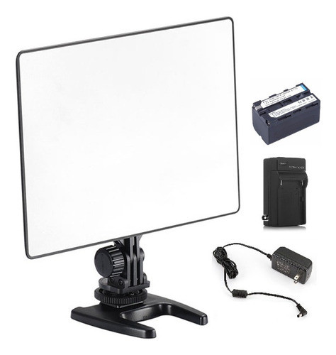 Iluminador Led Yongnuo Yn300 Air + Bateria Np-f750 4400mah + Carregador + Fonte 0