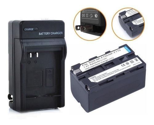 Iluminador Led Yongnuo Yn300 Air + Bateria Np-f750 4400mah + Carregador + Fonte 1