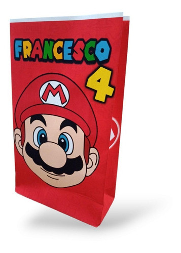 35 Bolsas Sorpresitas Cumpleaños Mario Bros. Y Sus Amigos 0