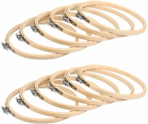 Bastidor Bordar De Madera 16 Cm X 6 Unidades 0