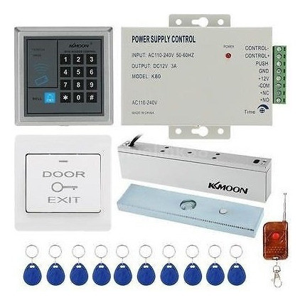 Cerradura Eléctrica 10 * Rfid Card Access Reader Kit Sistema 1