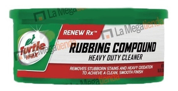 Pulidor Turtle Wax Rubbing Compound Pulido Agresivo 0 Pulidor Turtle Wax Rubbing Compound Pulido Agresivo 0