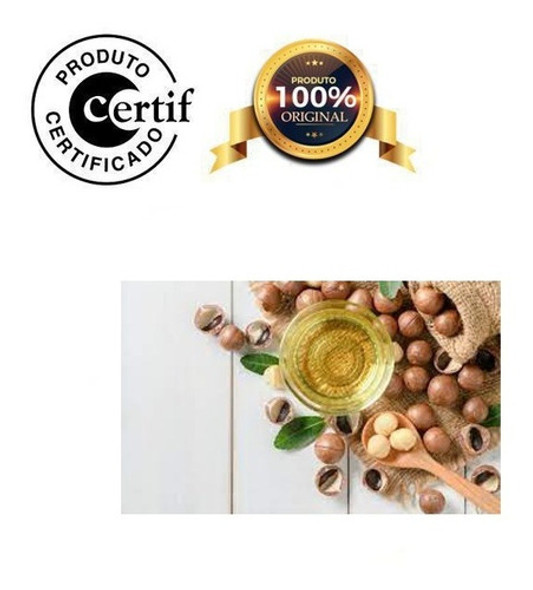 Óleo De Macadâmia 250ml Prensado A Frio Com Laudo 0 Óleo De Macadâmia 250ml Prensado A Frio Com Laudo 0