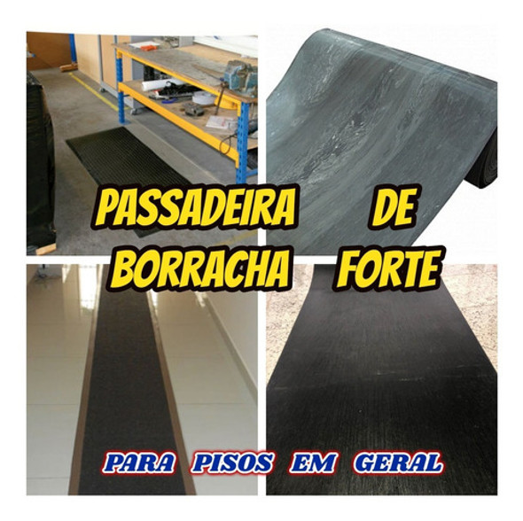 Piso De Borracha 3mm Para Academia Ou Bancada 1.30x0.93cnt 1