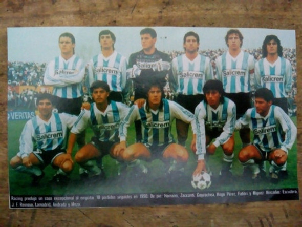 Recorte Racing Año 1990 0