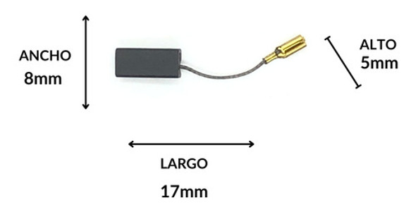 Carbones Originales Para Amoladora Bosch Gws 6-115 Gws 7-115 1