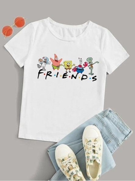 Plantillas Sublimación Poleras Infantiles  Friends 1 Plantillas Sublimación Poleras Infantiles  Friends 1