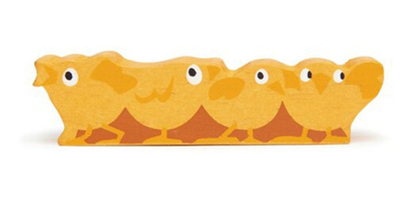 Juguete Animales De Madera Pollitos Para Niños Y Bebés Febo 0