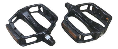 Pedal Bike Mtb Alumínio Preto Inglês 9/16 Gts Novo 0