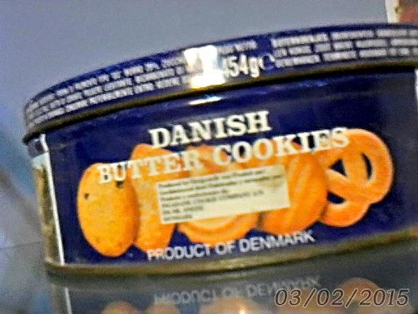 Lata Galletitas Importada Vacia 1