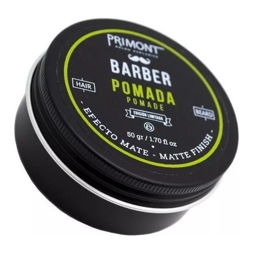 Pack Pomada Mate Barber Primont Y Cepillo Finger Brush 1