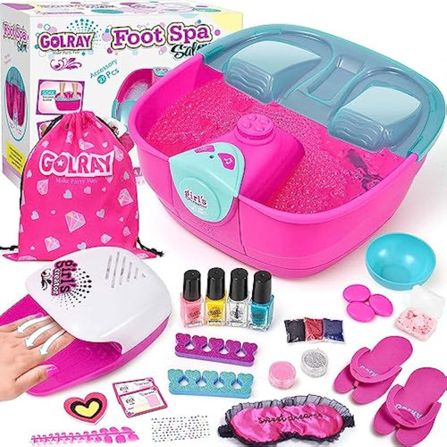 Golray Kit De Spa Y Uñas Para Niños, Regalo Para 0