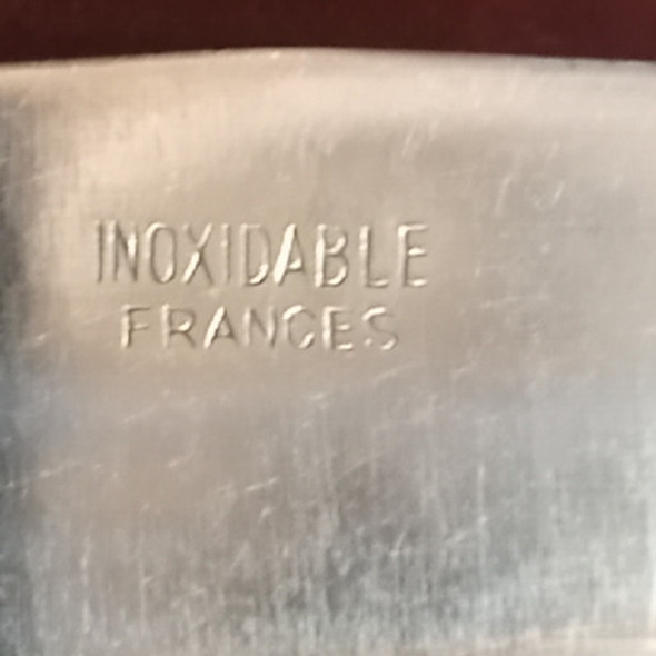 Cuchillo Antiguo Grande Para Facon Acero  Francés De Servir 1
