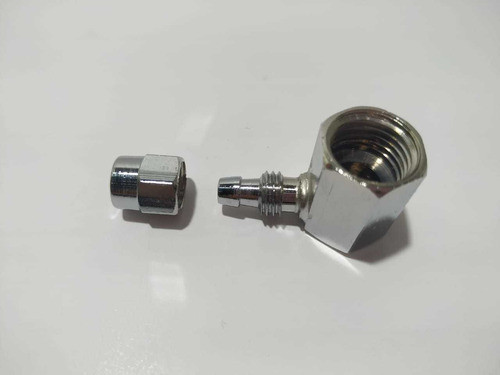 Adaptador Espigão 90º 1/4 Por 6mm Mangueira Para Filtro Água 0