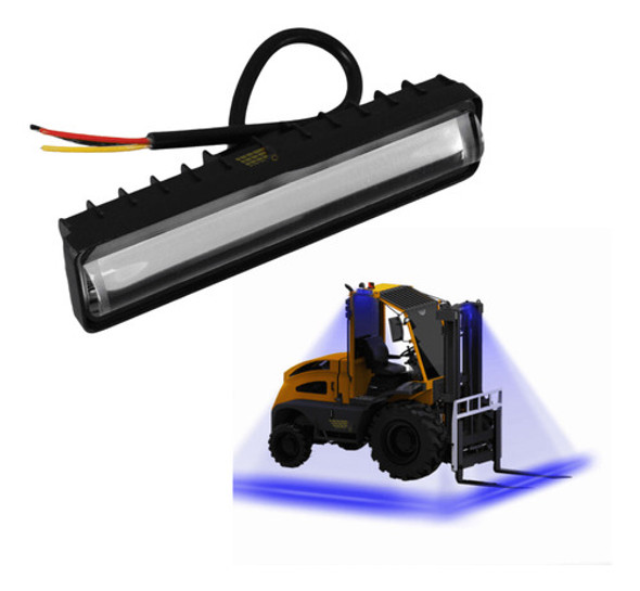 Farol Blue Zone Linear Para Empilhadeira Luz De Segurança 0