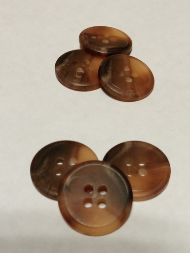 Antigua Casa De Botones Marronc/veta T.18 X12 Consultar Stoc 0