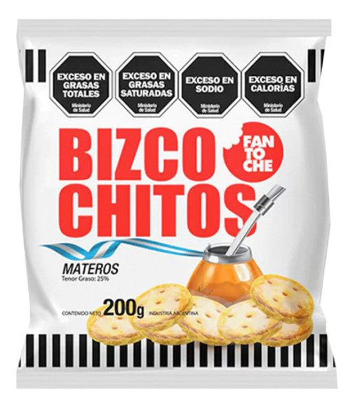 Bizcochitos Fantoche De Grasa Materos Bizcocho - Pack X15 1