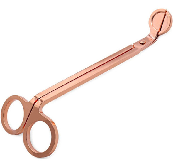 Tijera De Mecha De Vela Noneea Rosa Oro 0