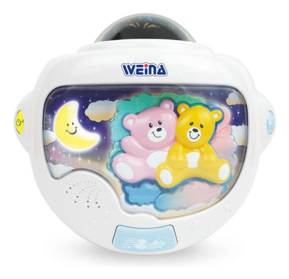 Proyector Y Velador Infanti Ositos Gemelos 0