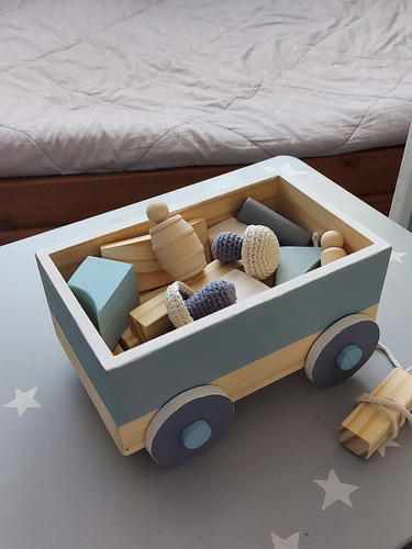 Carro De Arrastre Nórdico Montessori Waldorf 0