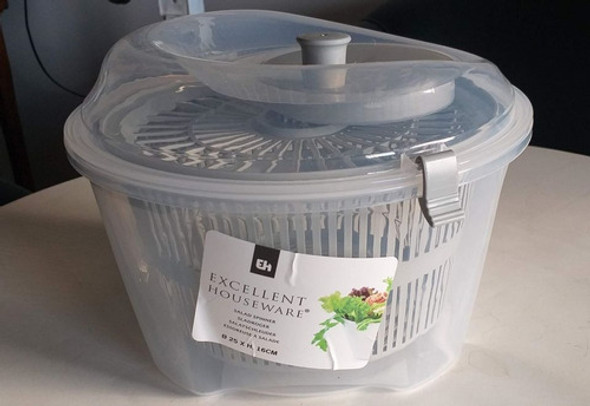 Excellent Houseware Centrifugadora De Lechuga, Verduras. 1