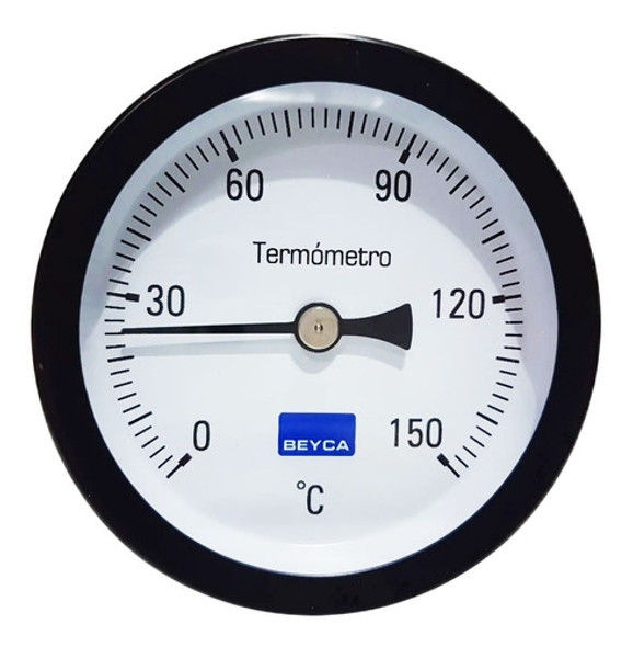 Reloj Termometro Acero Inoxidable Para Ollas Y Tambores 150º 1