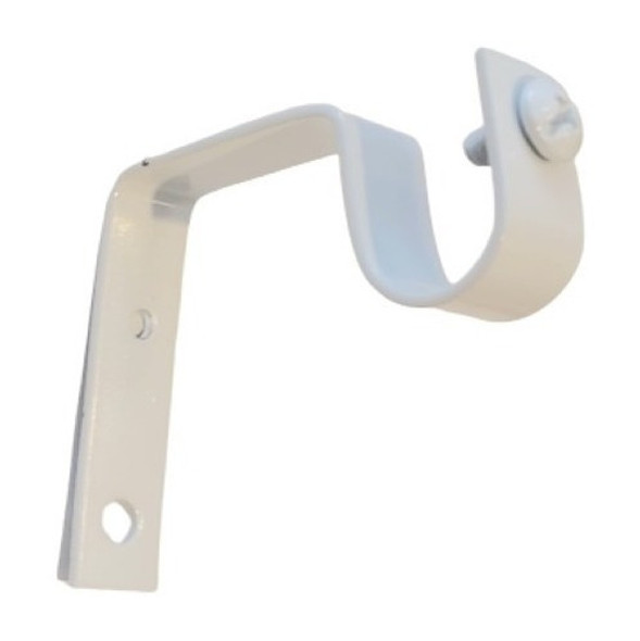 Kit X 3 Soportes Cortos Para Barral 5/8  (15,87mm) Blanco 0