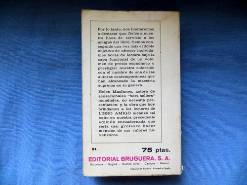 Doble Imagen Helen Macinnes Bruguera 1974 1