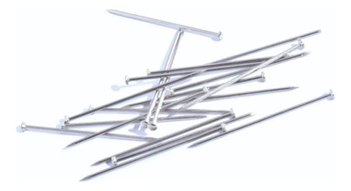 1 Caja De Alfileres Metal 28mm Niquelado Pinche Aguja 1