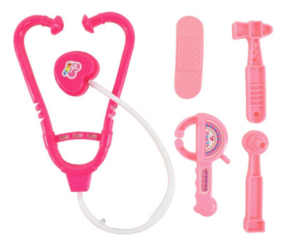 Juego De Doctor Rosado Con 5 Piezas 0