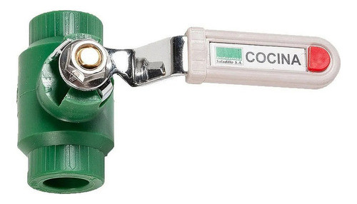 Llave De Paso Esf. 50mm Termofusion. Saladillo. Bca. Cordon 0