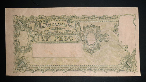 Billete 1 Peso. Moneda Nacional.  El Progreso. 1951 O 1952 1