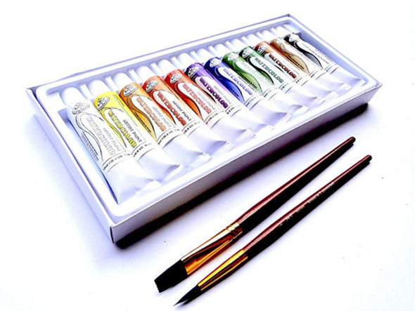 Kit De Tinta Aquarela Royal E Langnickel 12 Tubos - Wat12 1