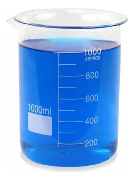 Copo Bequer Forma Baixa 100ml Vidro Alta Resistência Becker 0