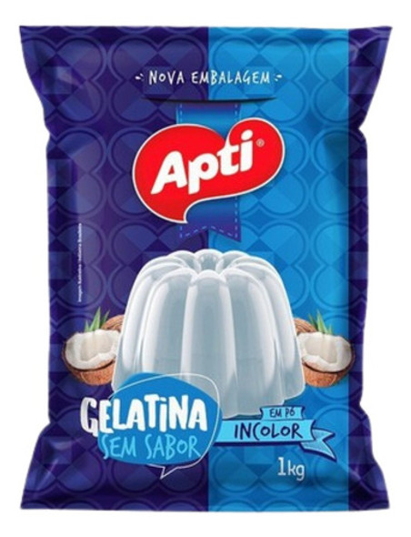 Gelatina Apti Sem Sabor E Incolor 1kg 0