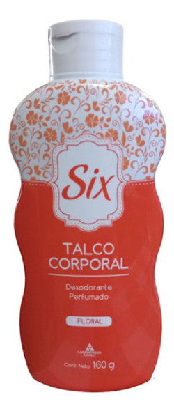 Talco Corporal Six Floral 160 G 0