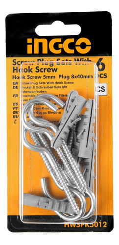 Set Pitones Abiertos C/taco 8 Mm 6 Set X Blister Ma 0