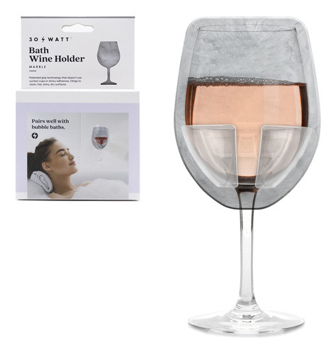 Pegatina Porta Copas De Vino De Silicona Para Ducha/ Bañera 0