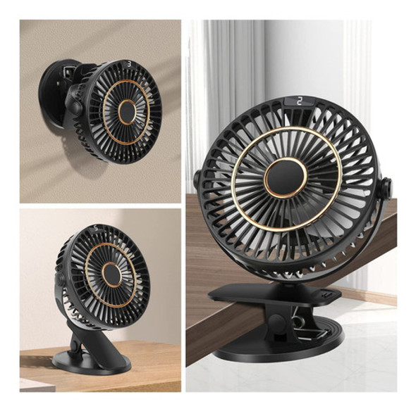 Pekpak Ventilador Con Clip, Ventilador Usb De 6.6 Pulgadas,. 1