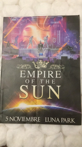 Empire Of The Sun - Programa Oficial - Luna Park 2015 0